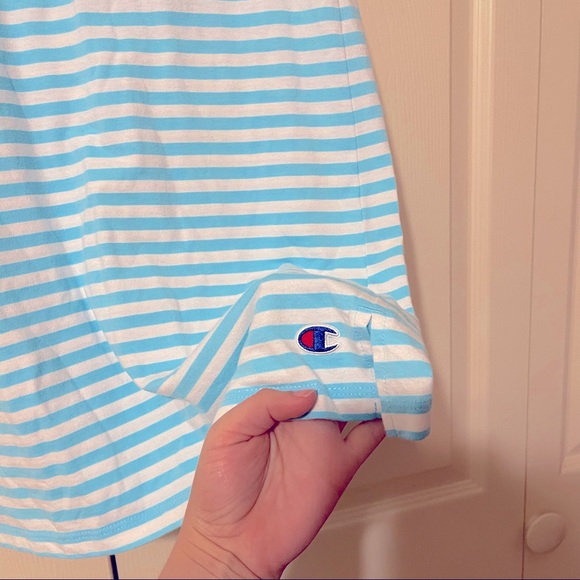 Champion sleeveless Campus blue horizon striped tank dress - Picture 4 of 7